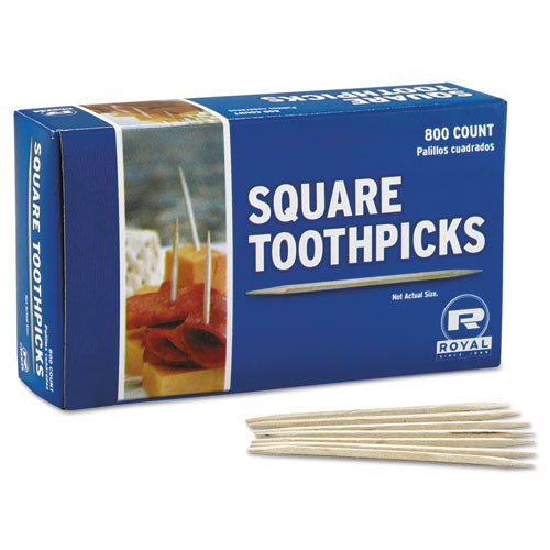 Square Wood Toothpicks