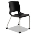 Motivate Four-Leg Stacking Chair with Plastic Seat