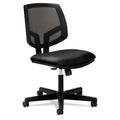 Volt Series Mesh Back Leather Task Chair with Synchro-Tilt