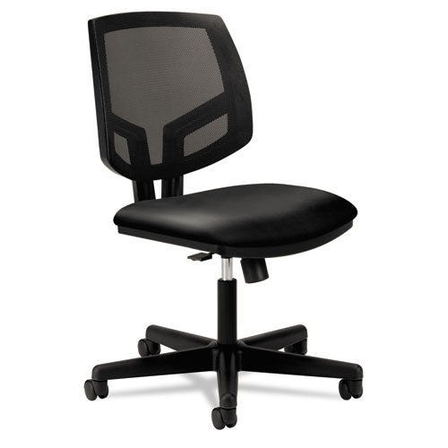 Volt Series Mesh Back Leather Task Chair with Synchro-Tilt