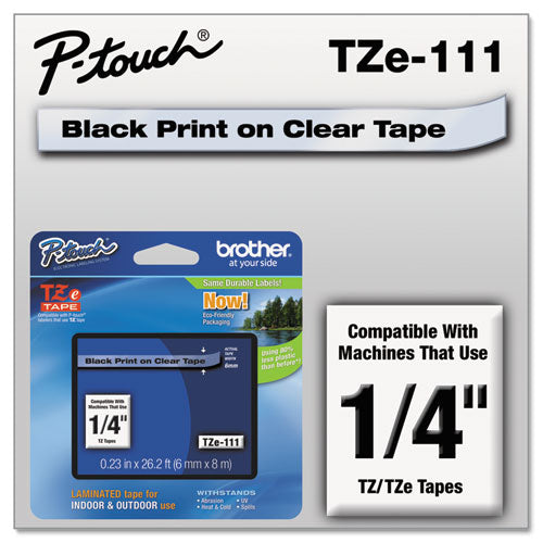 TZe Standard Adhesive Laminated Labeling Tape