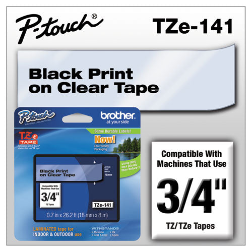 TZe Standard Adhesive Laminated Labeling Tape