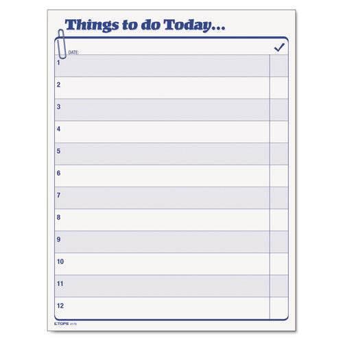 "Things To Do Today" Daily Agenda Pad
