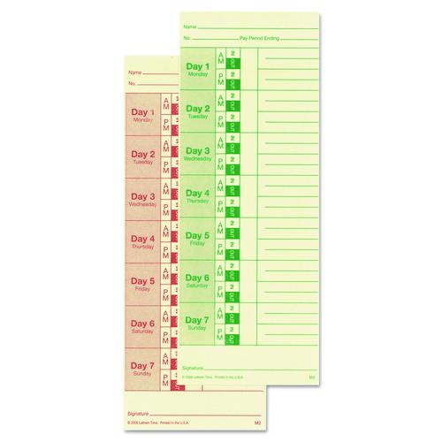 Time Clock Cards for All Standard Side-Print Time Clocks
