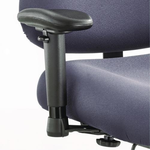 Height/Width-Adjustable T-Pad Arms for Safco Optimus Big/Tall High-Back Chairs