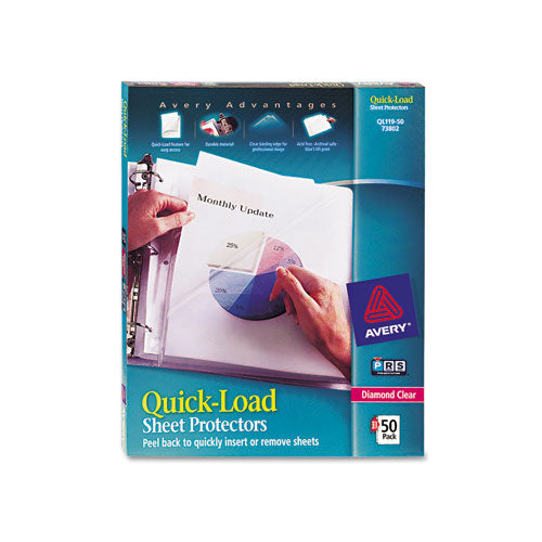 Quick-Load Heavyweight Sheet Protector