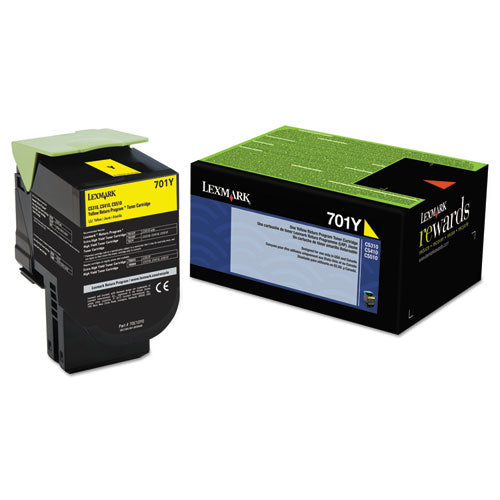 70C10Y0 Return Program Toner
