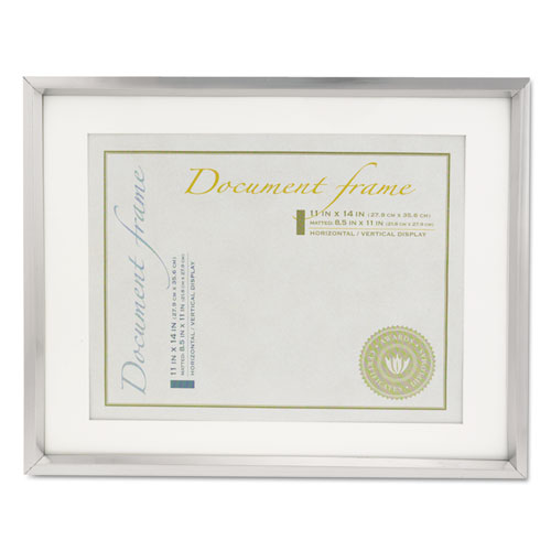 Plastic Document Frame with Mat