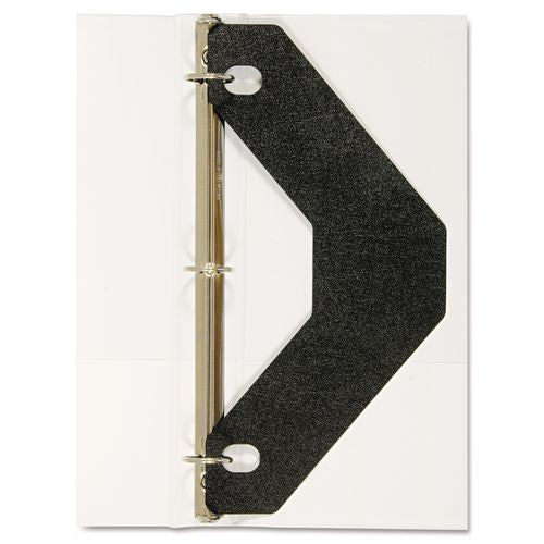 Triangle Shaped Sheet Lifter for Three-Ring Binder