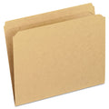 Dark Kraft File Folders with Double-Ply Top