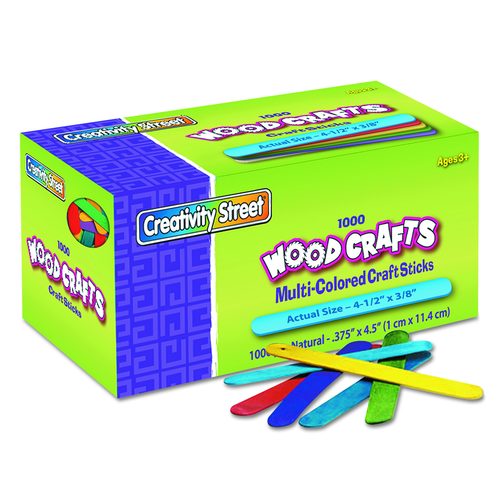 Colored Wood Craft Sticks