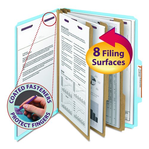Pressboard Top Tab Classification Folders