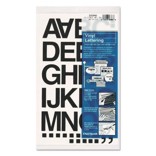 Press-On Vinyl Self-Adhesive Numbers and Uppercase Letters