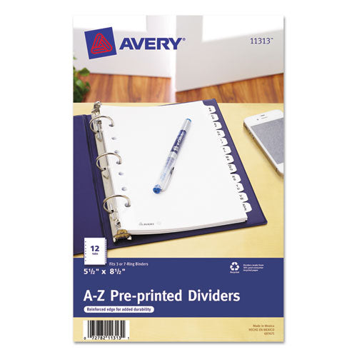 Preprinted Tab Dividers