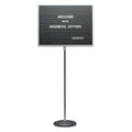 Adjustable Single-Pedestal Magnetic Letter Board