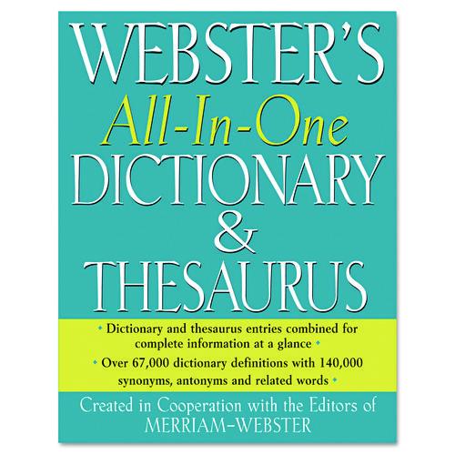 All-In-One Dictionary/Thesaurus