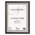 EZ Mount Document Frame with Trim Accent and Plastic Face