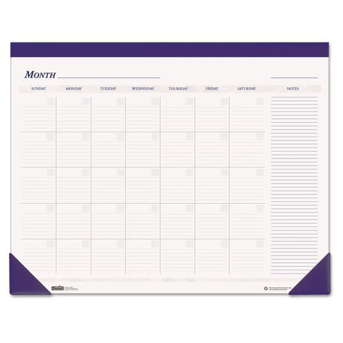 Recycled Nondated Desk Pad Calendar