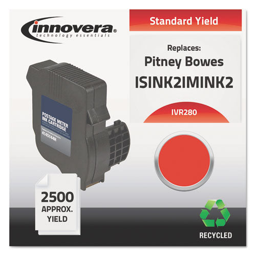 Remanufactured Red Postage Meter Ink