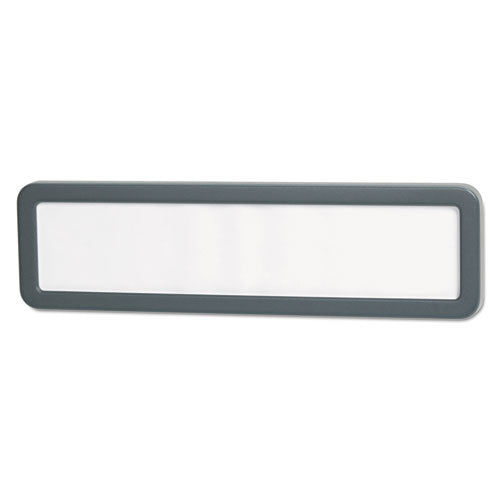 Recycled Cubicle Nameplate with Rounded Corners