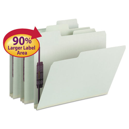 SuperTab Pressboard Fastener Folders with Two SafeSHIELD Fasteners