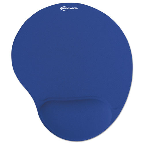 Mouse Pad with Fabric-Covered Gel Wrist Rest