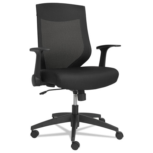 Alera EB-K Series Synchro Mid-Back Flip-Arm Mesh Chair