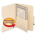 Self-Adhesive Folder Dividers with 5.5" Pockets for Top/End Tab Folders