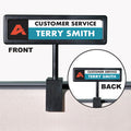 People Pointer Cubicle Sign