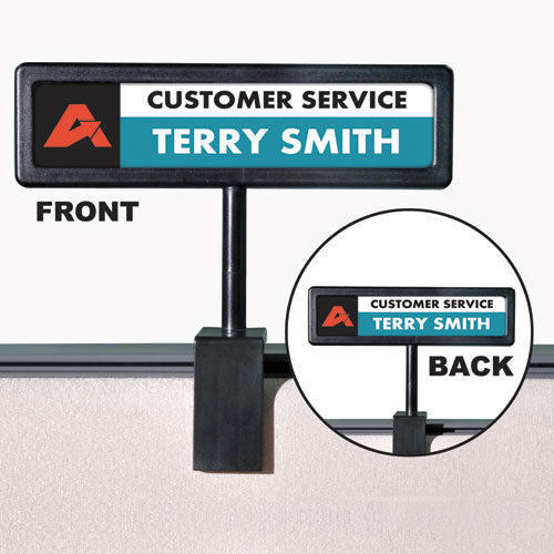 People Pointer Cubicle Sign