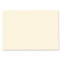 Solid Color Scalloped Edge Placemats