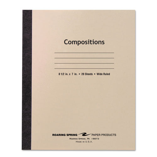 Stitched Cover Composition Book