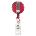 Translucent Retractable ID Card Reel
