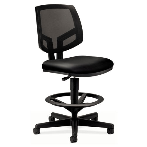 Volt Series Mesh Back Adjustable Leather Task Stool