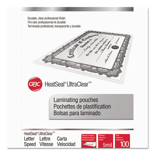 UltraClear Thermal Laminating Pouches
