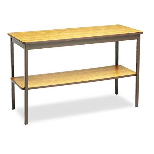 Utility Table with Bottom Shelf