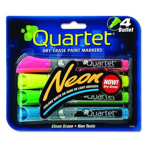 Neon Dry Erase Marker Set