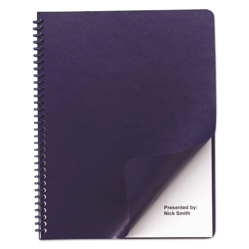 Leather-Look Presentation Covers for Binding Systems