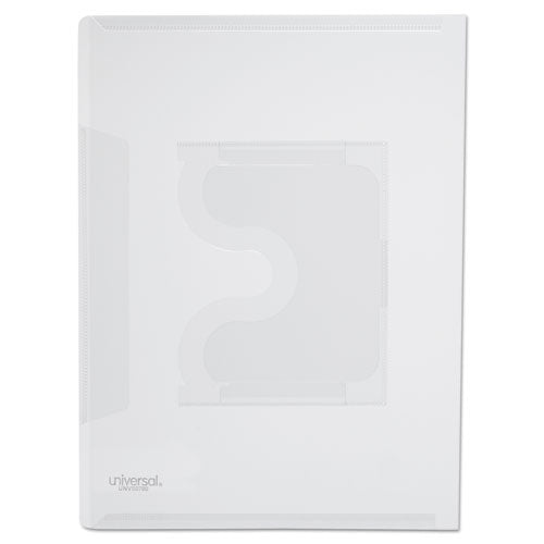Transparent Deluxe Locking Project Files with CD-ROM Holder