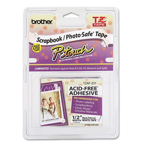 TZ Photo-Safe Tape Cartridge for P-Touch Labelers