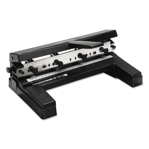40-Sheet Heavy-Duty Two- to Four-Hole Adjustable Heavy-Duty Paper Punch