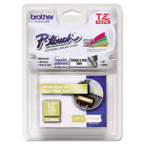 TZ Standard Adhesive Laminated Labeling Tape