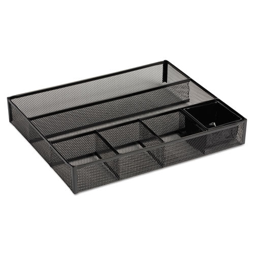 Metal Mesh Deep Desk Drawer Organizer