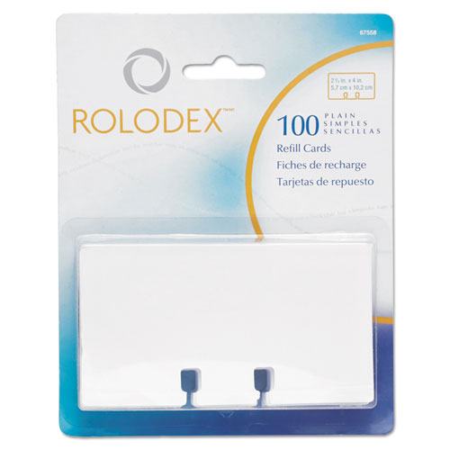Plain Unruled Refill Card