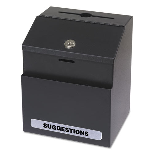 Steel Suggestion/Key Drop Box with Locking Top