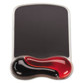 Duo Gel Wave Mouse Pad with Wrist Rest