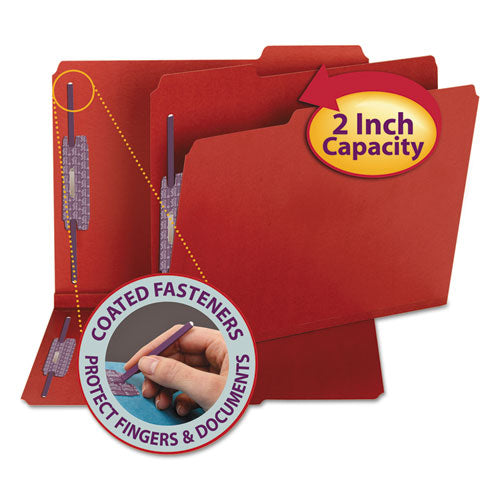 Colored Pressboard Fastener Folders with SafeSHIELD Fasteners