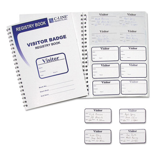 Visitor Badges with Registry Log
