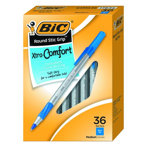 Round Stic Grip Xtra Comfort Ballpoint Pen Value Pack