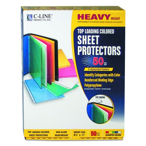 Colored Sheet Protectors